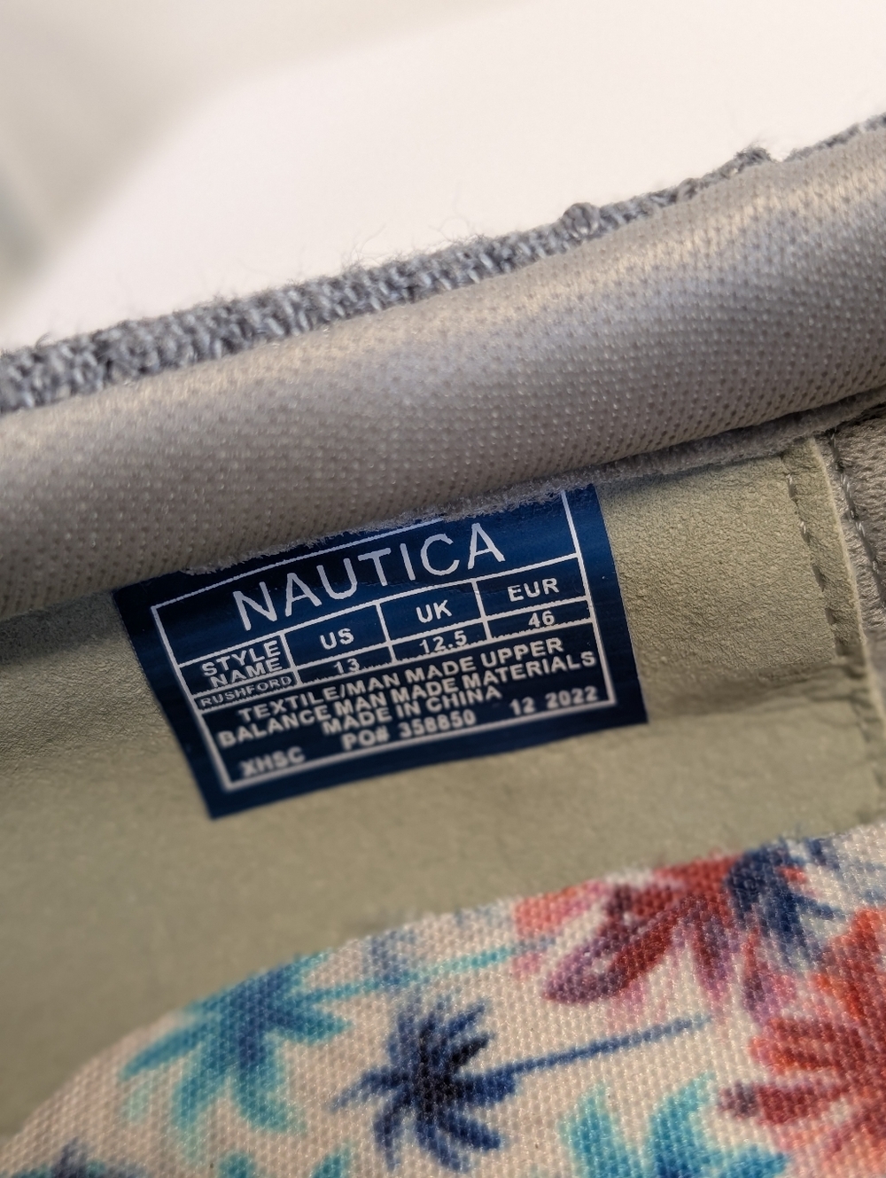 Nautica Rushford Slip On Shoes Mens 13 Gray Casual Comfort Lightweight Loafer - Picture 13 of 14